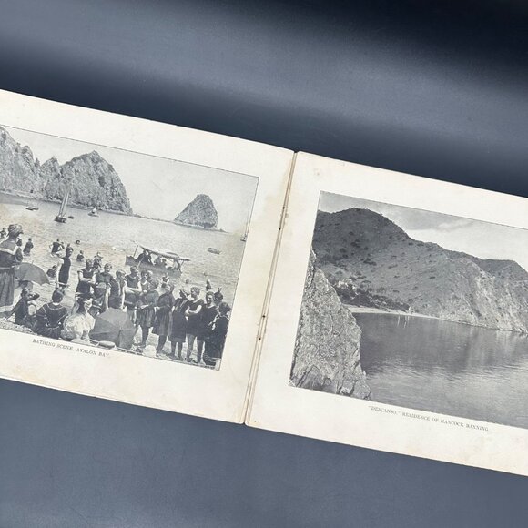 Antique 1905 Santa Catalina Island California Booklet Photographs Black White - Picture 7 of 16